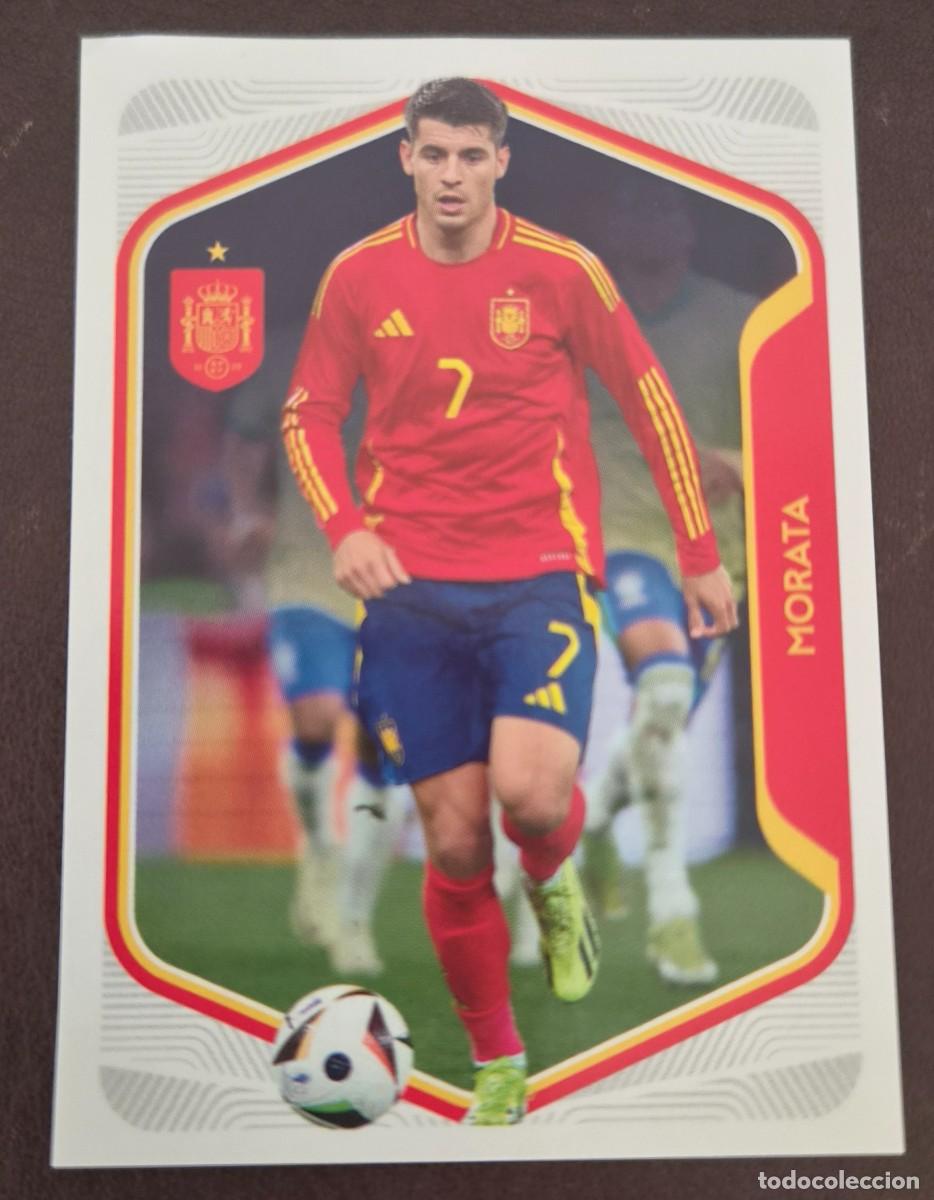 Cromos de f&uacute;tbol: 55 MORATA COLECCION OFICIAL DE CROMOS DE LA SELECCION ESPA&Ntilde;OLA 2026 CARREFOUR - PANINI