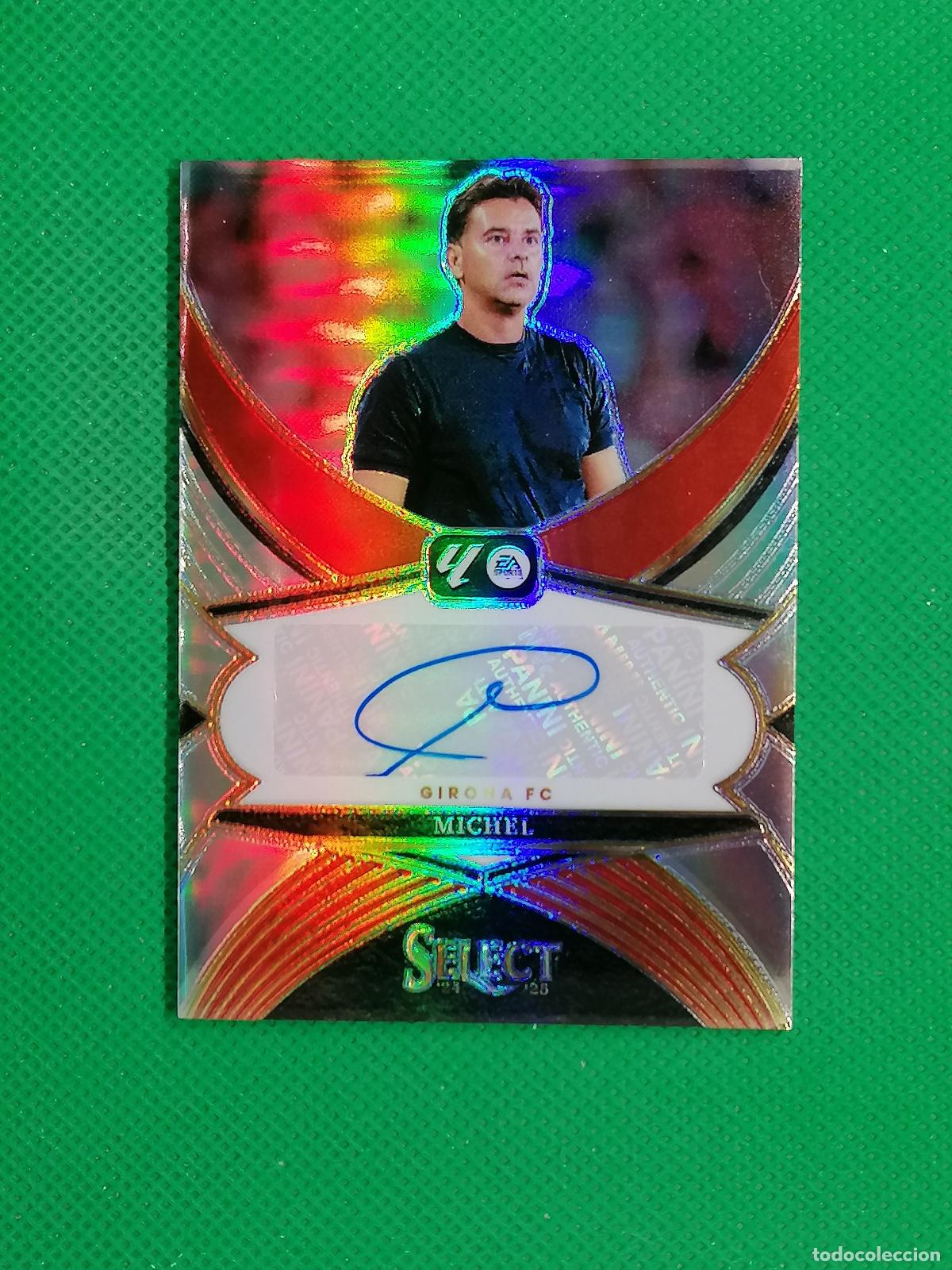 Fu&szlig;ball-Sticker: MICHEL GIRONA AUTO FIRMA AUTOGRAFO ⚽ PANINI PRIZM SELECT LA LIGA 2024 2025 24 25 ⚽