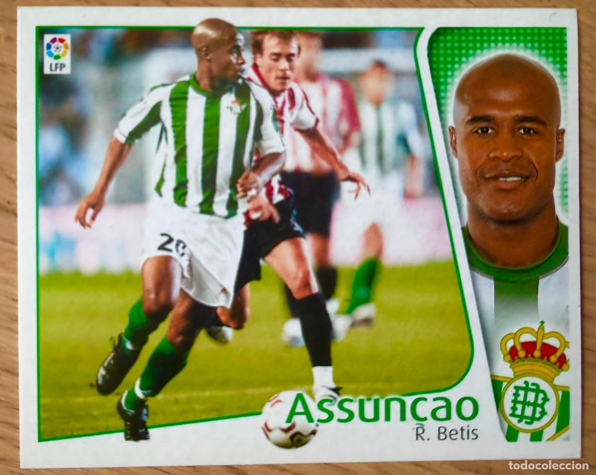 Fu&szlig;ball-Sticker: ASSUNCAO REAL BETIS 04 05 2004 2005 LIGA EDICIONES ESTE SIN PEGAR STICKER CROMOS