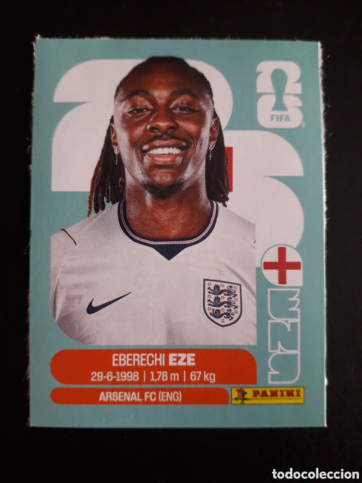 Fu&szlig;ball-Sticker: EZE, INGLATERRA UPDATE, ACTUALIZACI&Oacute;N MUNDIAL F&Uacute;TBOL 2026 FIFA WORLD CUP PANINI PEDIDO M&Iacute;NIMO 3&euro;