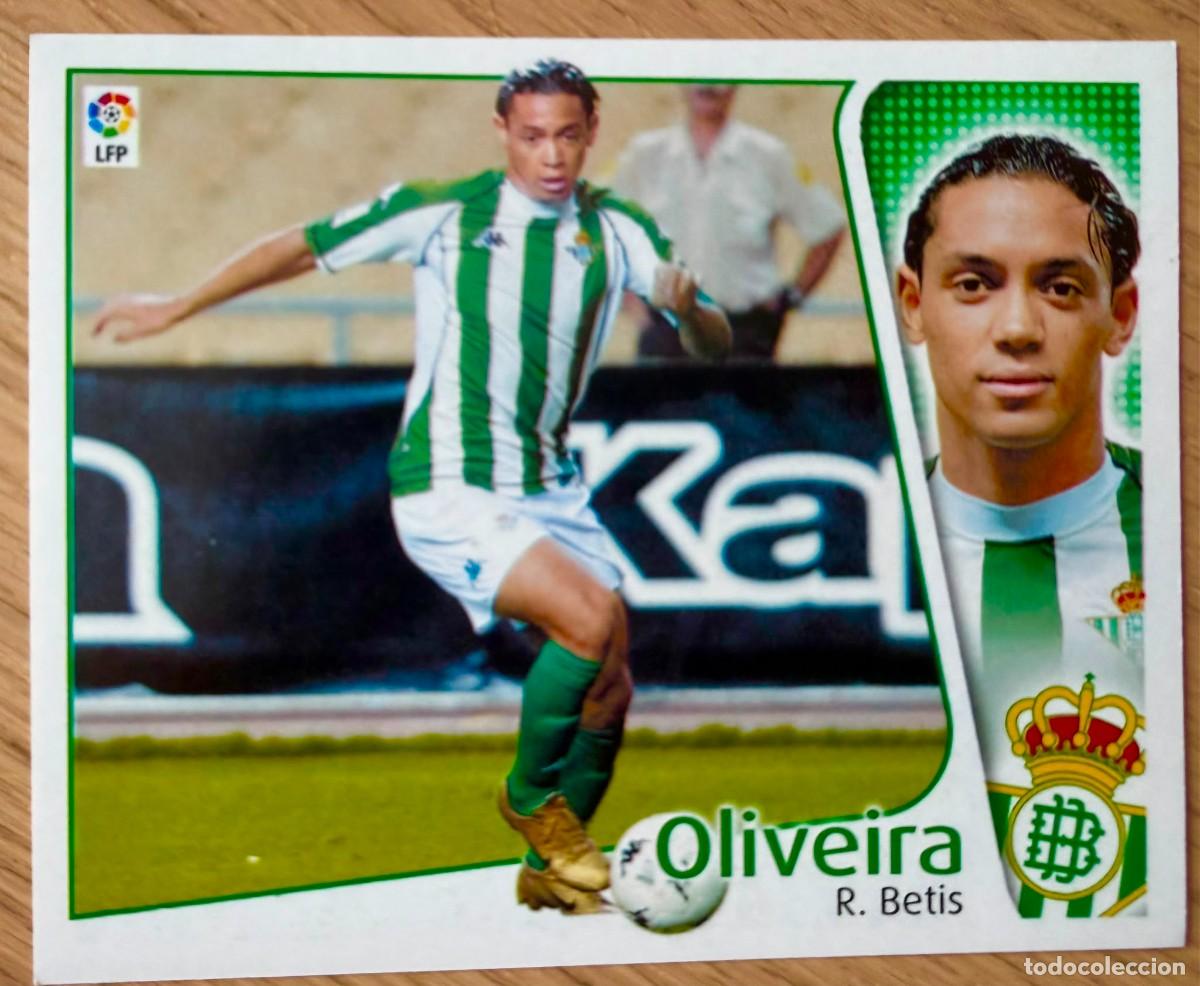Fu&szlig;ball-Sticker: OLIVEIRA FICHAJE 23 REAL BETIS 04 05 2004 2005 LIGA EDICIONES ESTE SIN PEGAR STICKER CROMOS