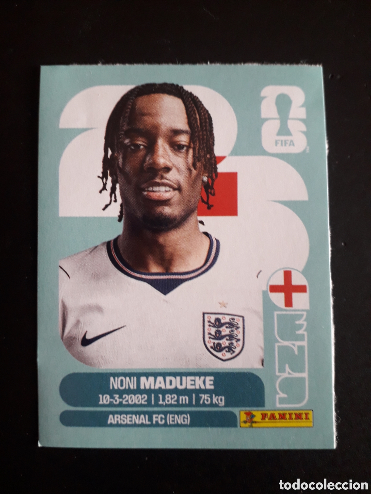 Fu&szlig;ball-Sticker: MADUEKE, INGLATERRA UPDATE, ACTUALIZACI&Oacute;N MUNDIAL F&Uacute;TBOL 2026 FIFA WORLD CUP PANINI PEDIDO M&Iacute;NIMO 3&euro;