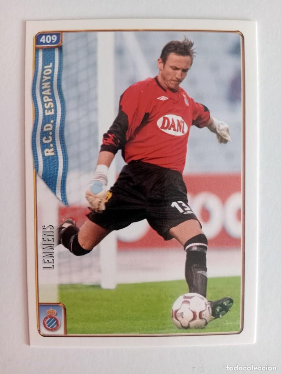 Cromos de f&uacute;tbol: CROMO FUTBOL R.C.D. ESPANYOL MUNDI CROMO 2004-2005: LEMMENS