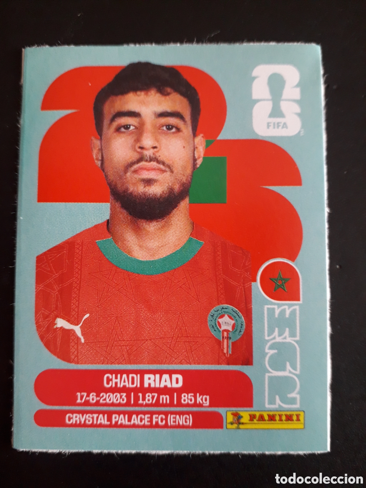 Cromos de f&uacute;tbol: RIAD MARRUECOS UPDATE, ACTUALIZACI&Oacute;N MUNDIAL F&Uacute;TBOL 2026 FIFA WORLD CUP PANINI PEDIDO M&Iacute;NIMO 3&euro;