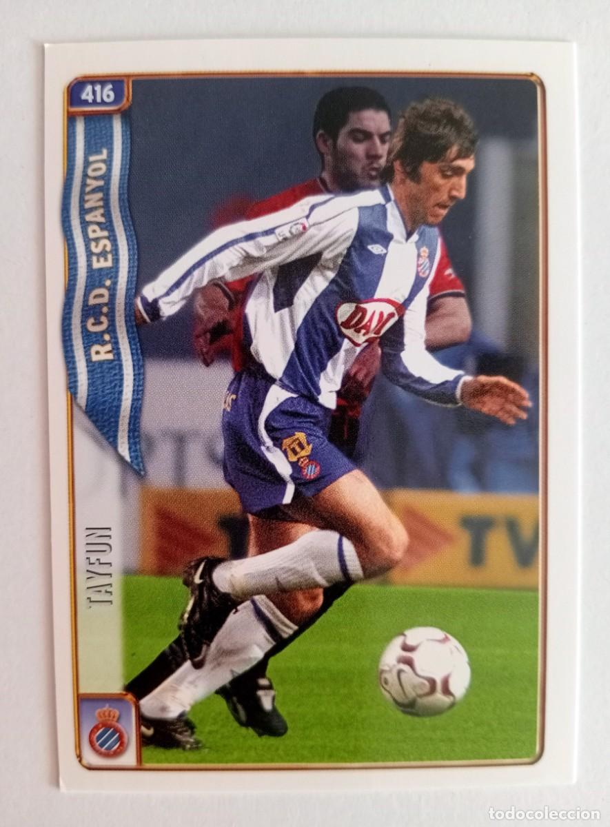 Cromos de f&uacute;tbol: CROMO FUTBOL R.C.D. ESPANYOL MUNDI CROMO 2004-2005: TAYFUN