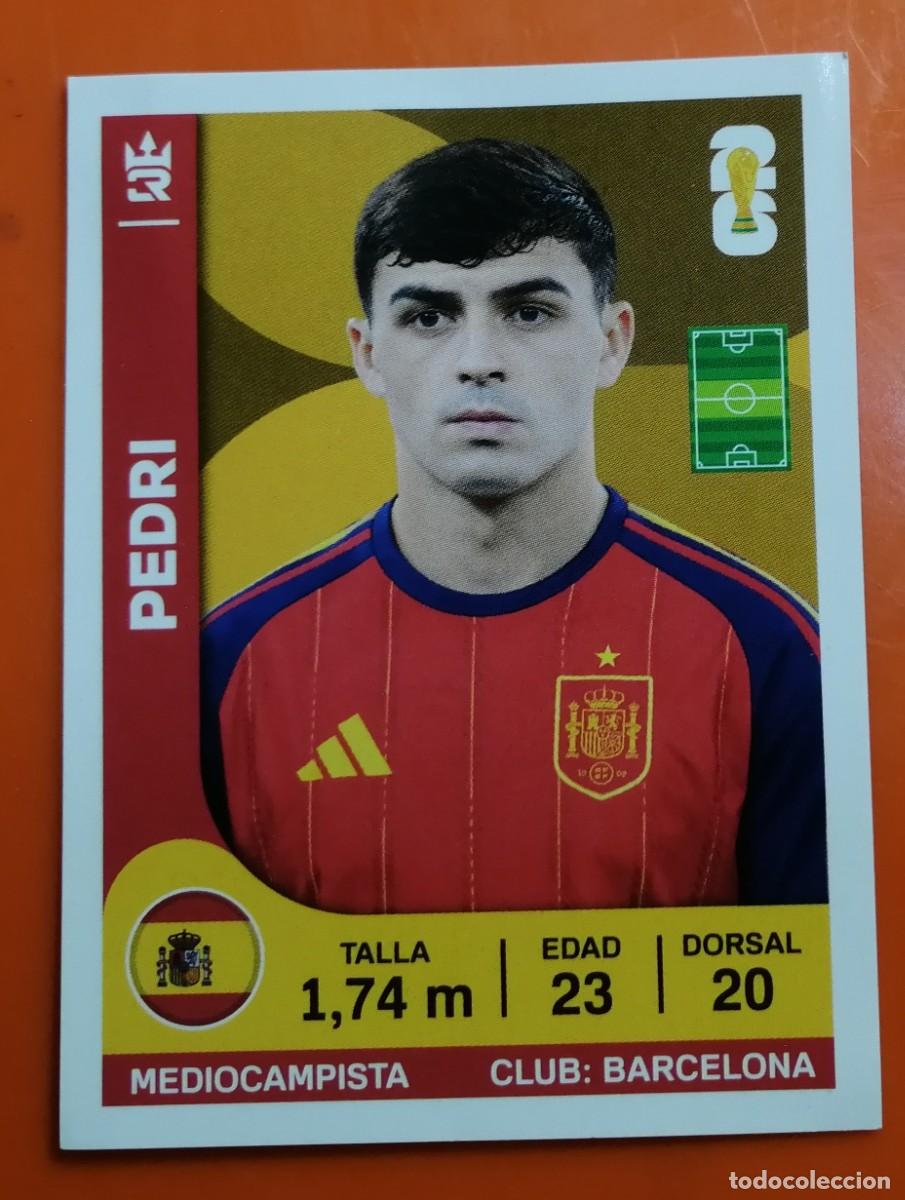 Cromos de f&uacute;tbol: Espa&ntilde;a Mundial 2026 - Cromo 347 PEDRI - &Aacute;lbum 3Reyes de Peru