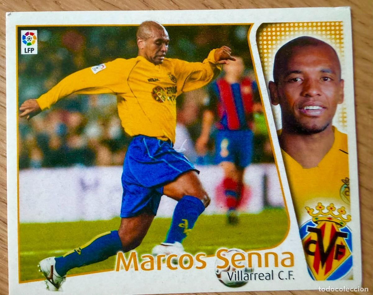 Cromos de f&uacute;tbol: MARCOS SENNA VILLARREAL 04 05 2004 2005 LIGA EDICIONES ESTE SIN PEGAR STICKER CROMOS