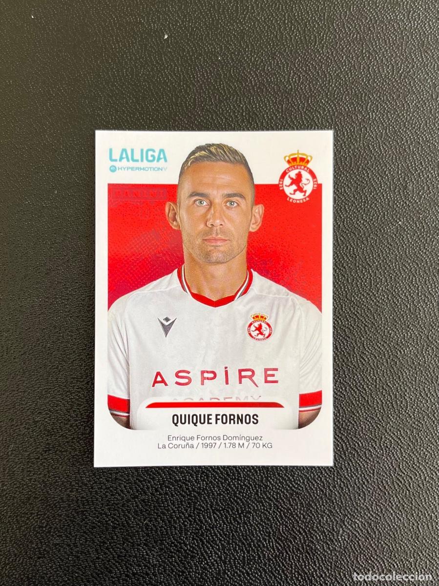Cromos de f&uacute;tbol: 160 B QUIQUE FORNOS CULTURAL Y DEPORTIVA LEONESA LA LIGA HYPERMOTION 2025 2026 PANINI 25 26