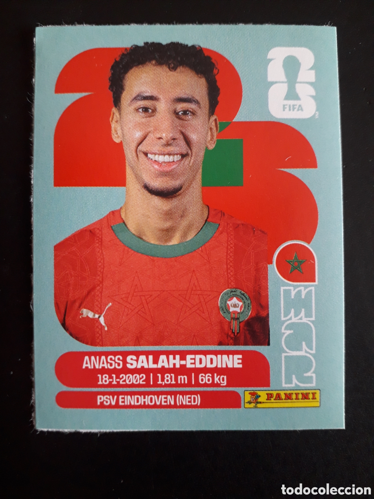 Cromos de f&uacute;tbol: SALAH EDDINE MARRUECOS UPDATE, ACTUALIZACI&Oacute;N MUNDIAL F&Uacute;TBOL 2026 FIFA WORLD CUP PEDIDO M&Iacute;NIMO 3&euro;