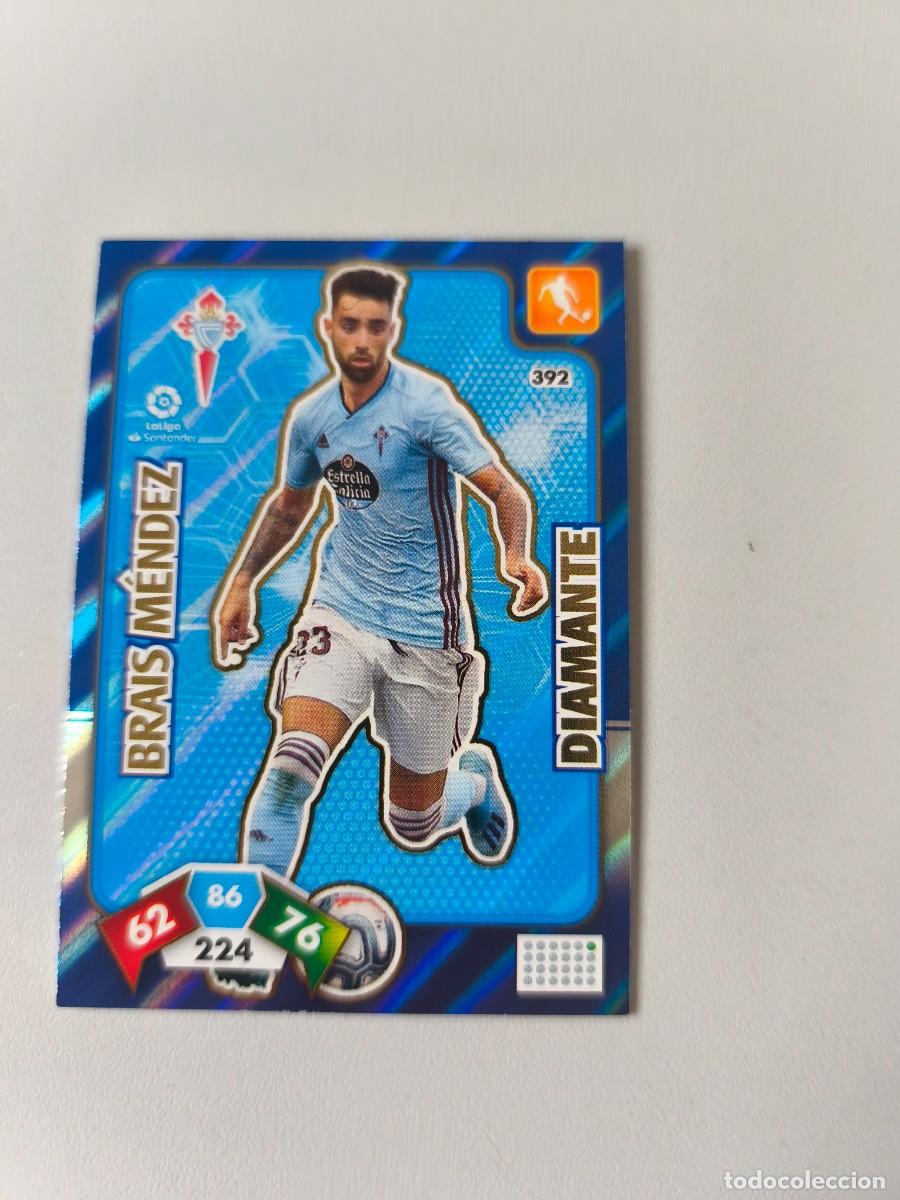 Cromos de f&uacute;tbol: ADRENALYN XL 19 20 CELTA DE VIGO BRAIS MENDEZ DIAMANTE 392 CJA1