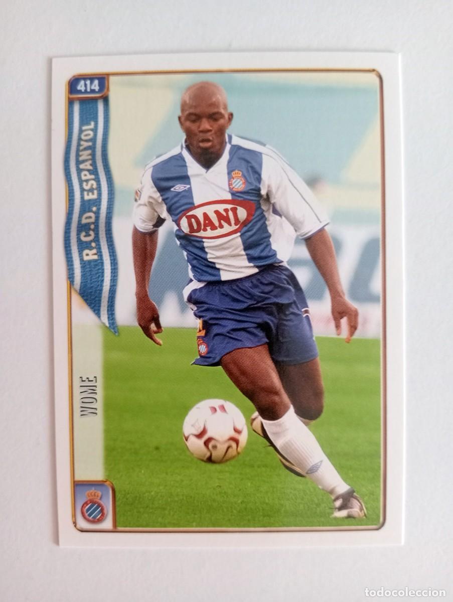 Cromos de f&uacute;tbol: CROMO FUTBOL R.C.D. ESPANYOL MUNDI CROMO 2004-2005: WOME