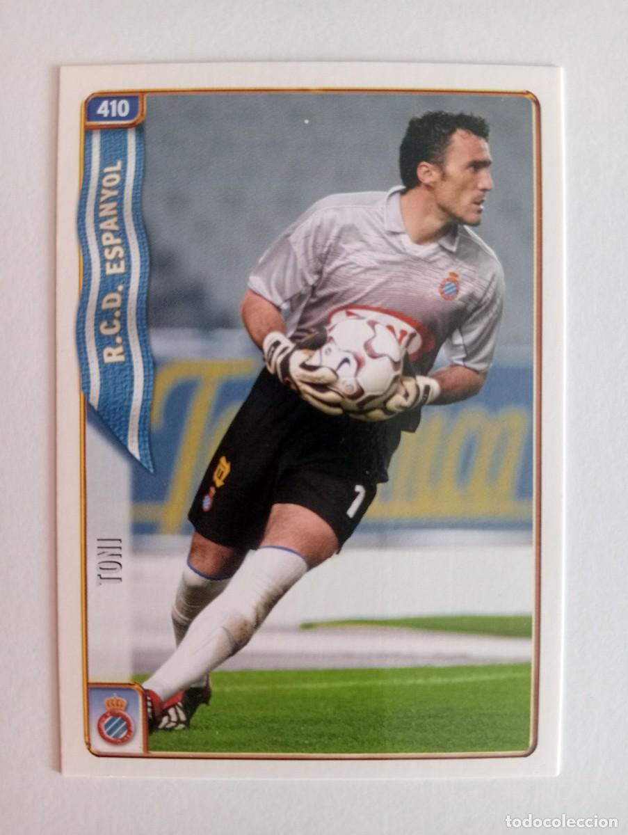 Cromos de f&uacute;tbol: CROMO FUTBOL R.C.D. ESPANYOL MUNDI CROMO 2004-2005: TONI