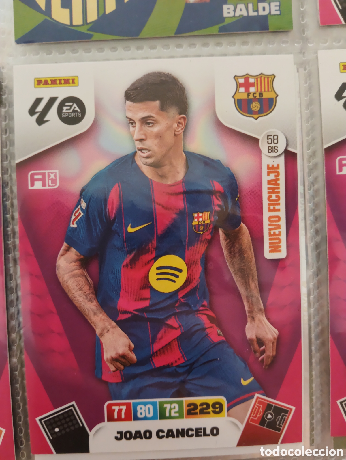 Cromos de f&uacute;tbol: 58BIS 58 BIS JOAO CANCELO BARCELONA NUEVO FICHAJE ⚽ LIGA ADRENALYN XL 2025 2026 25 26 ⚽