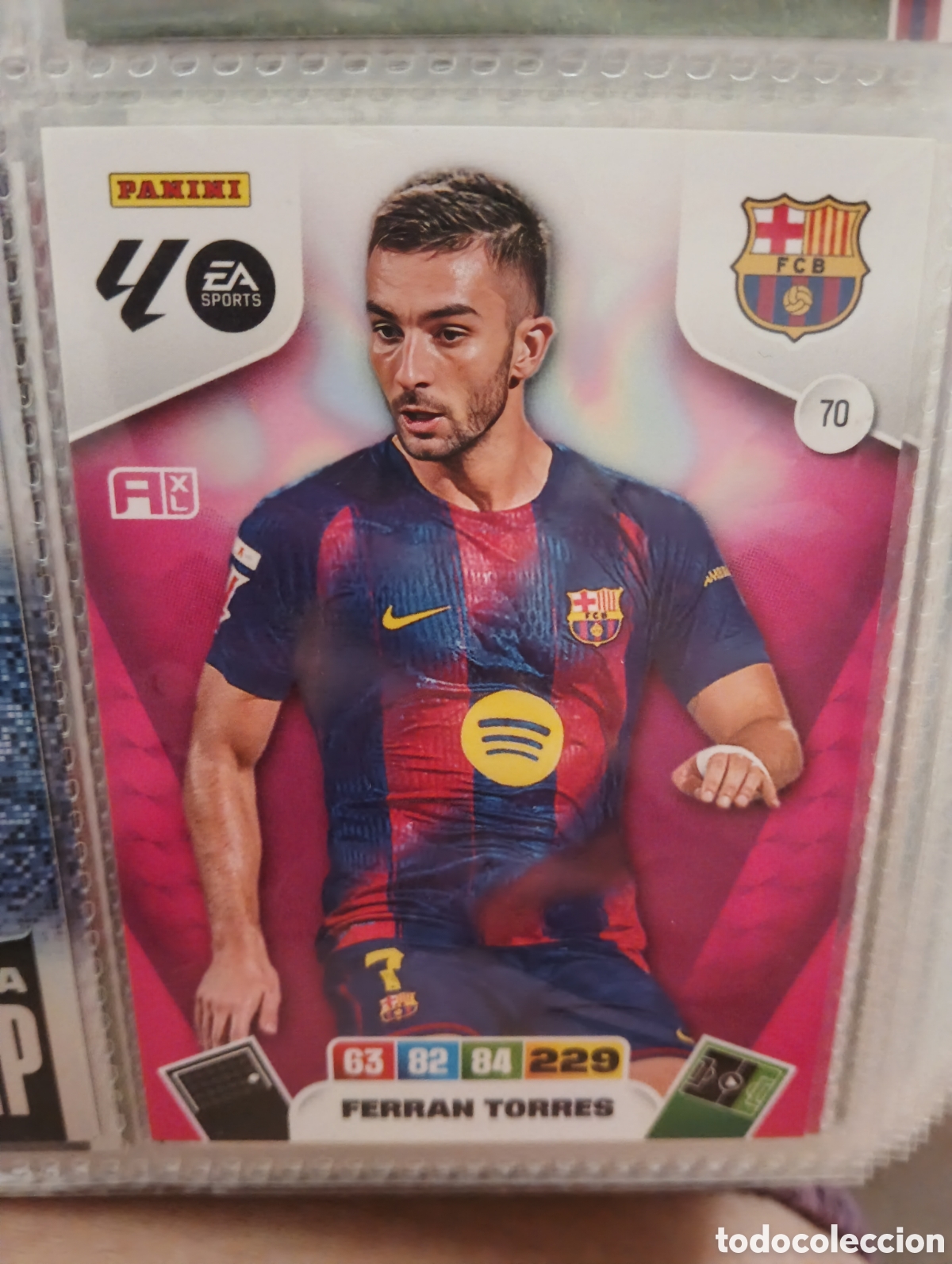 Cromos de f&uacute;tbol: Adrenalyn 25/26 - Ferran Torres - N&ordm; 70 - FC Barcelona