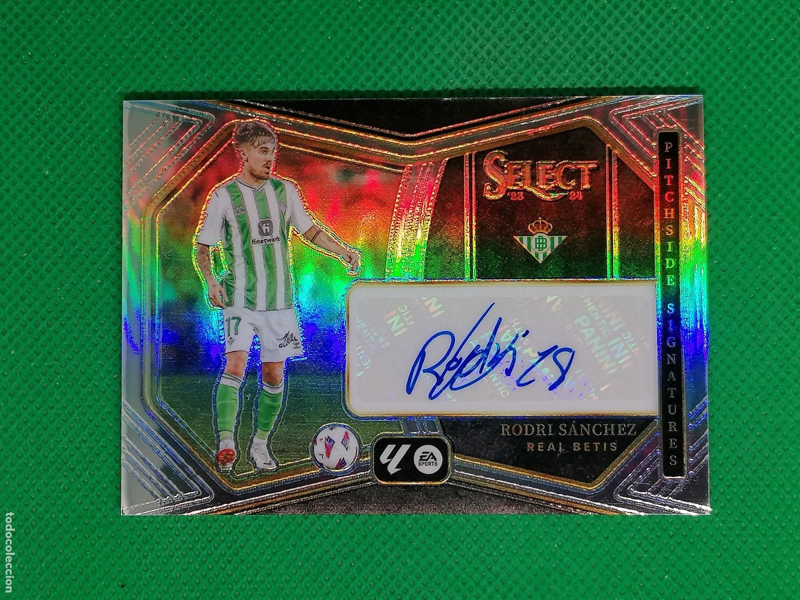 Figurine di Calcio: RODRI SANCHEZ BETIS AUTO FIRMA AUTOGRAFO ⚽ PANINI PRIZM SELECT LA LIGA 2023 2024 23 24 ⚽