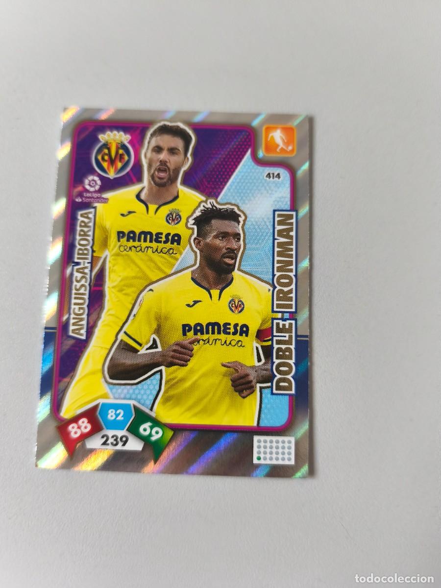 Cromos de f&uacute;tbol: ADRENALYN XL 19 20 VILLARREAL ANGUISSA -IBORRA DOBLE IRONMAN 414 CJA1