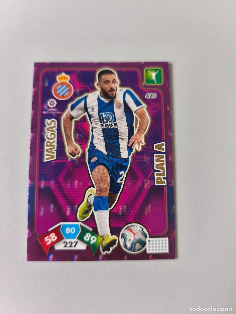 Cromos de f&uacute;tbol: ADRENALYN XL 19 20 ESPA&Ntilde;OL VARGAS PLAN A 420 CJA1
