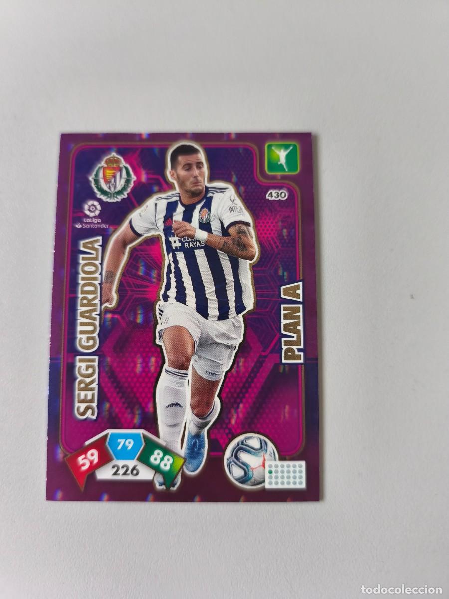 Cromos de f&uacute;tbol: ADRENALYN XL 19 20 VALLADOLID SERGI GUARDIOLA PLAN A 430 CJA1