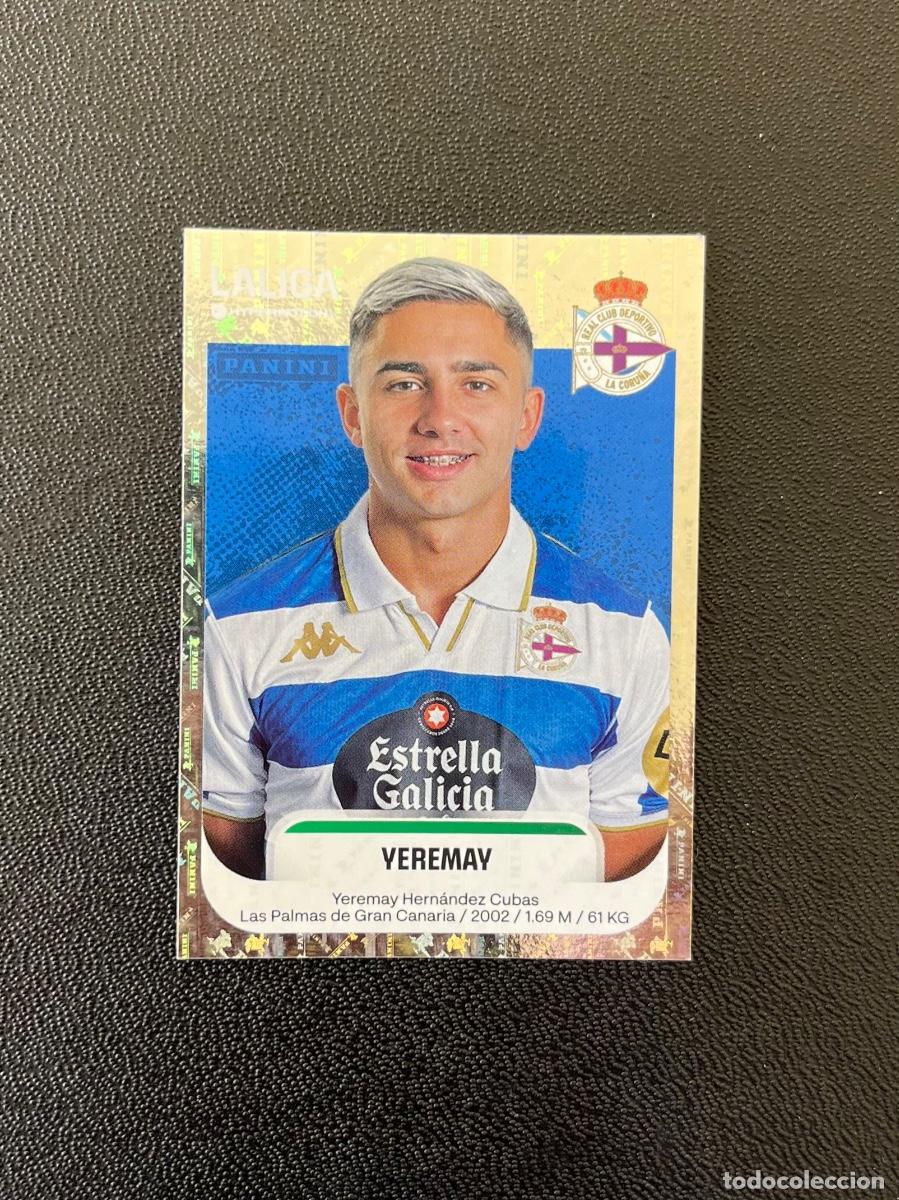 Cromos de f&uacute;tbol: 188 YEREMAY RC DEPORTIVO DE A CORU&Ntilde;A DEPOR LA LIGA HYPERMOTION 2025 2026 PANINI 25 26