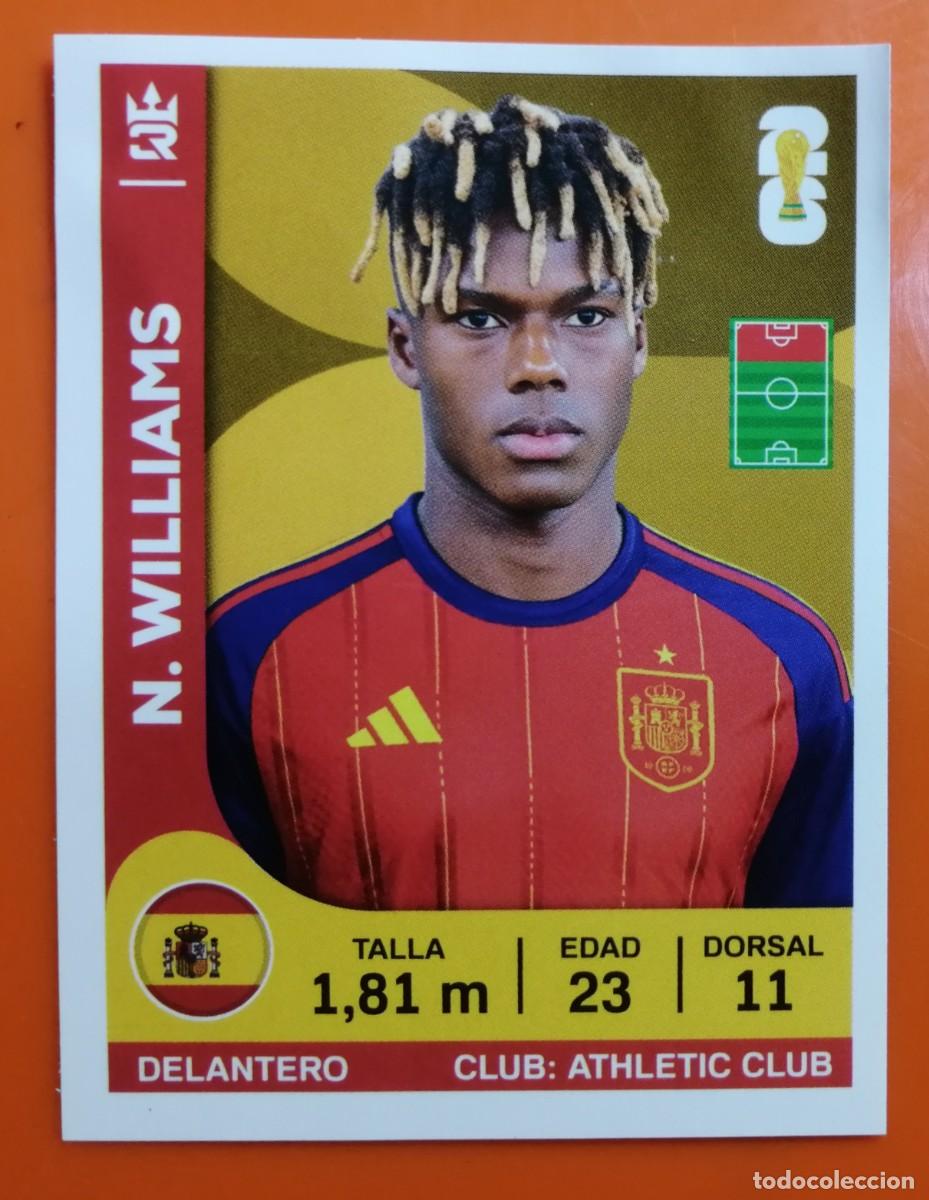 Cromos de Futebol: Espa&ntilde;a Mundial 2026 - Cromo 353 WILLIAMS - &Aacute;lbum 3Reyes de Peru