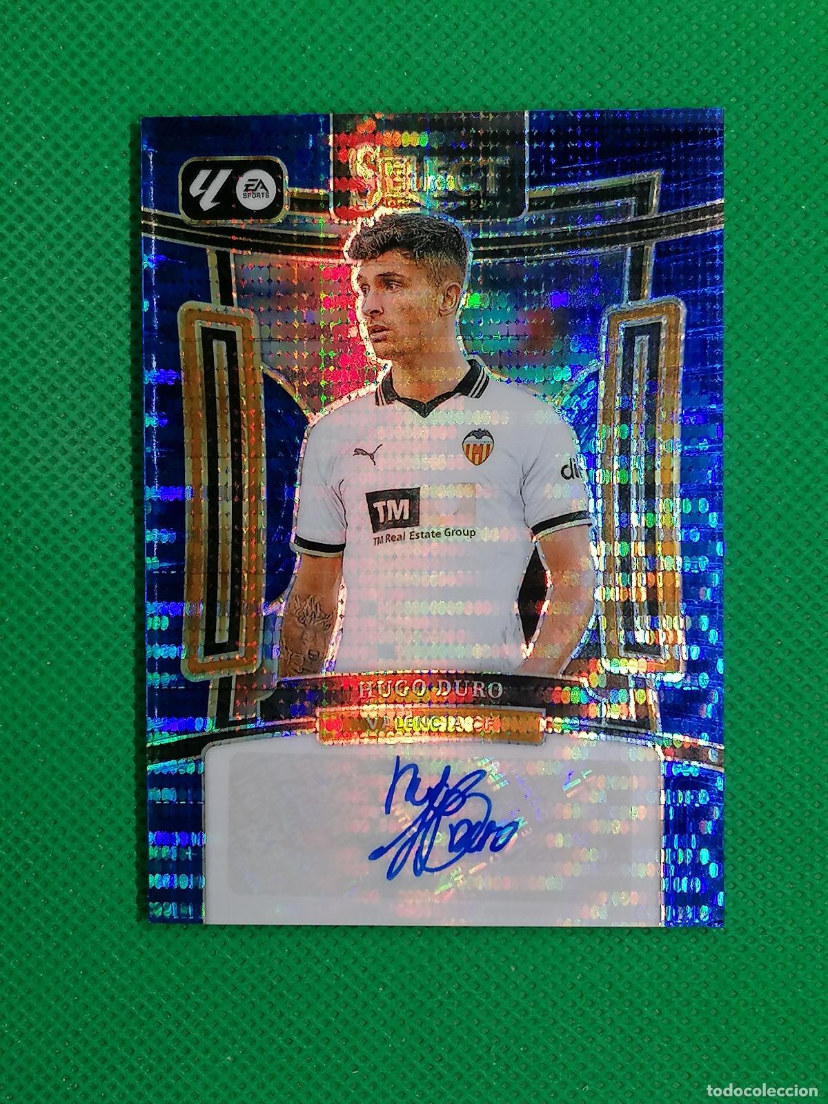 Cromos de Futebol: HUGO DURO VALENCIA AUTO FIRMA AUTOGRAFO PARALELA ⚽ PANINI PRIZM SELECT LA LIGA 2023 2024 23 24 ⚽
