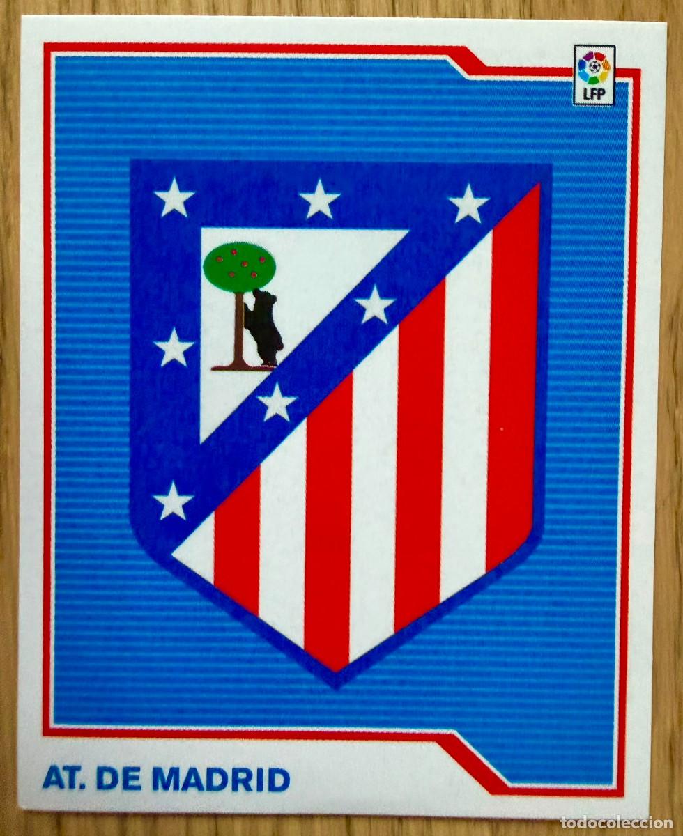 Cromos de f&uacute;tbol: ESCUDO ATLETICO MADRID 07 08 2007 2008 LIGA EDICIONES ESTE SIN PEGAR STICKER CROMOS