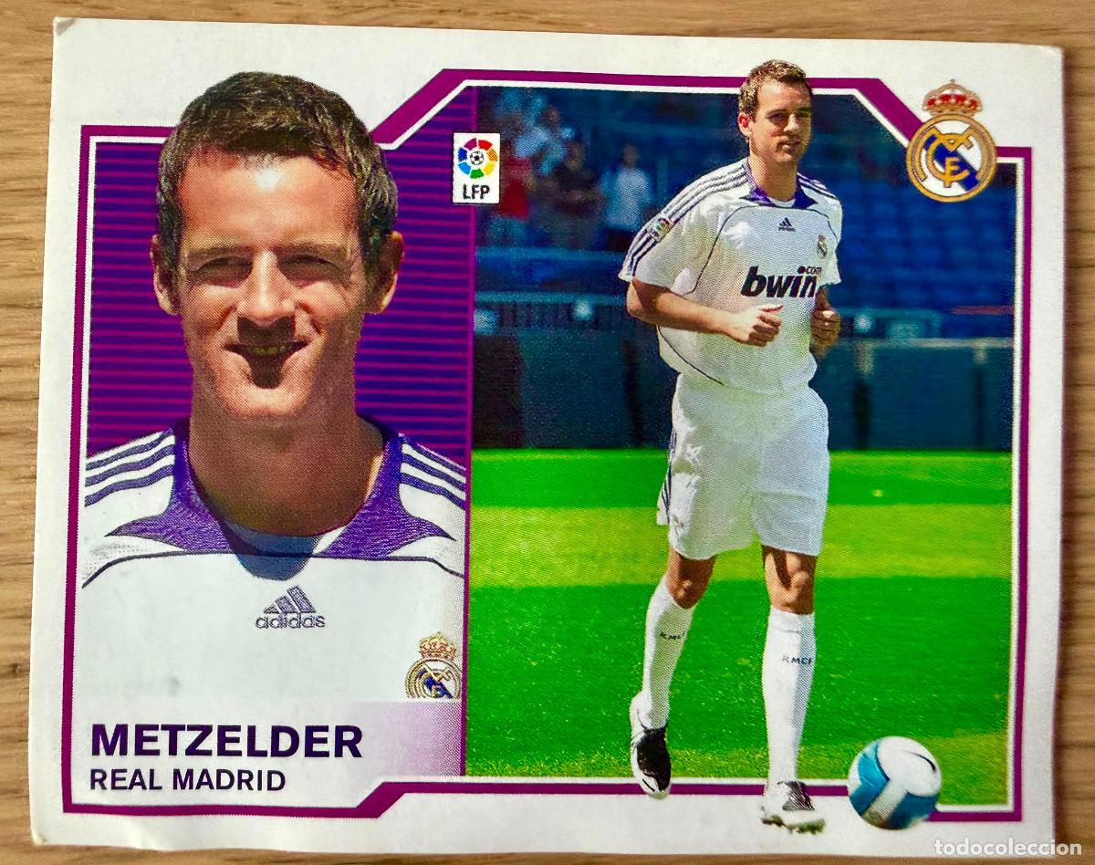 Cromos de f&uacute;tbol: METZELDER REAL MADRID 07 08 2007 2008 LIGA EDICIONES ESTE SIN PEGAR STICKER CROMOS