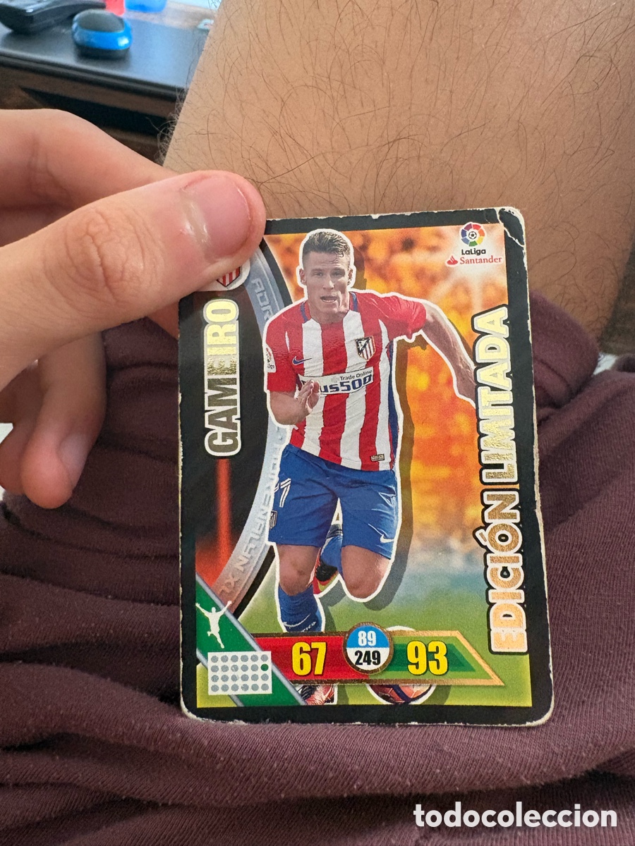 Cromos de f&uacute;tbol: Adrenalyn 2016 2017 edici&oacute;n limitada gameiro at Madrid