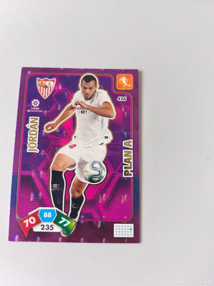 Cromos de f&uacute;tbol: ADRENALYN XL 19 20 SEVILLA JORDAN PLAN A 426 CJA1