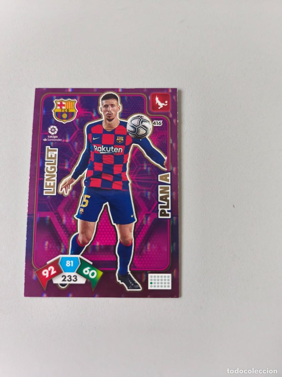 Cromos de f&uacute;tbol: ADRENALYN XL 19 20 BARCELONA LENGLET PLAN A 416 CJA1