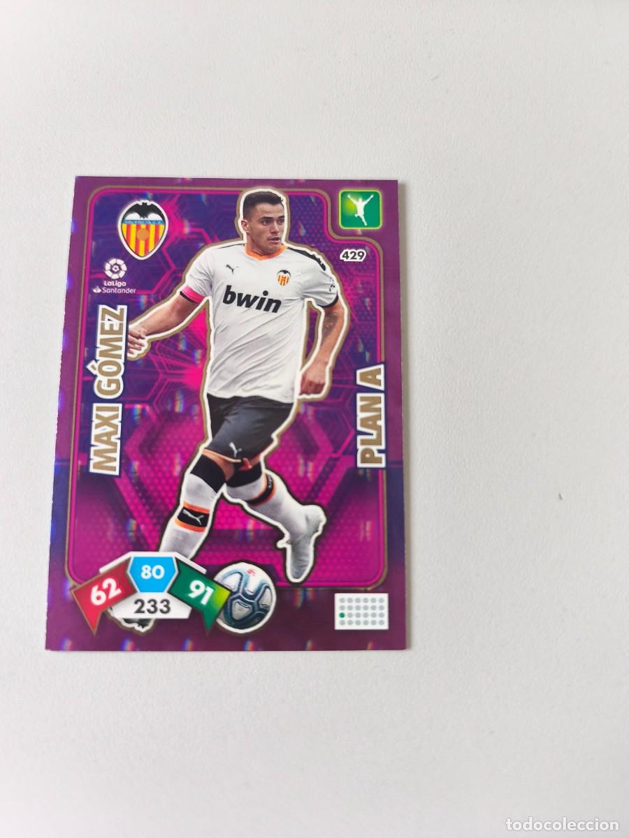 Cromos de f&uacute;tbol: ADRENALYN XL 19 20 VALENCIA MAXI G&Oacute;MEZ PLAN A 429 CJA1