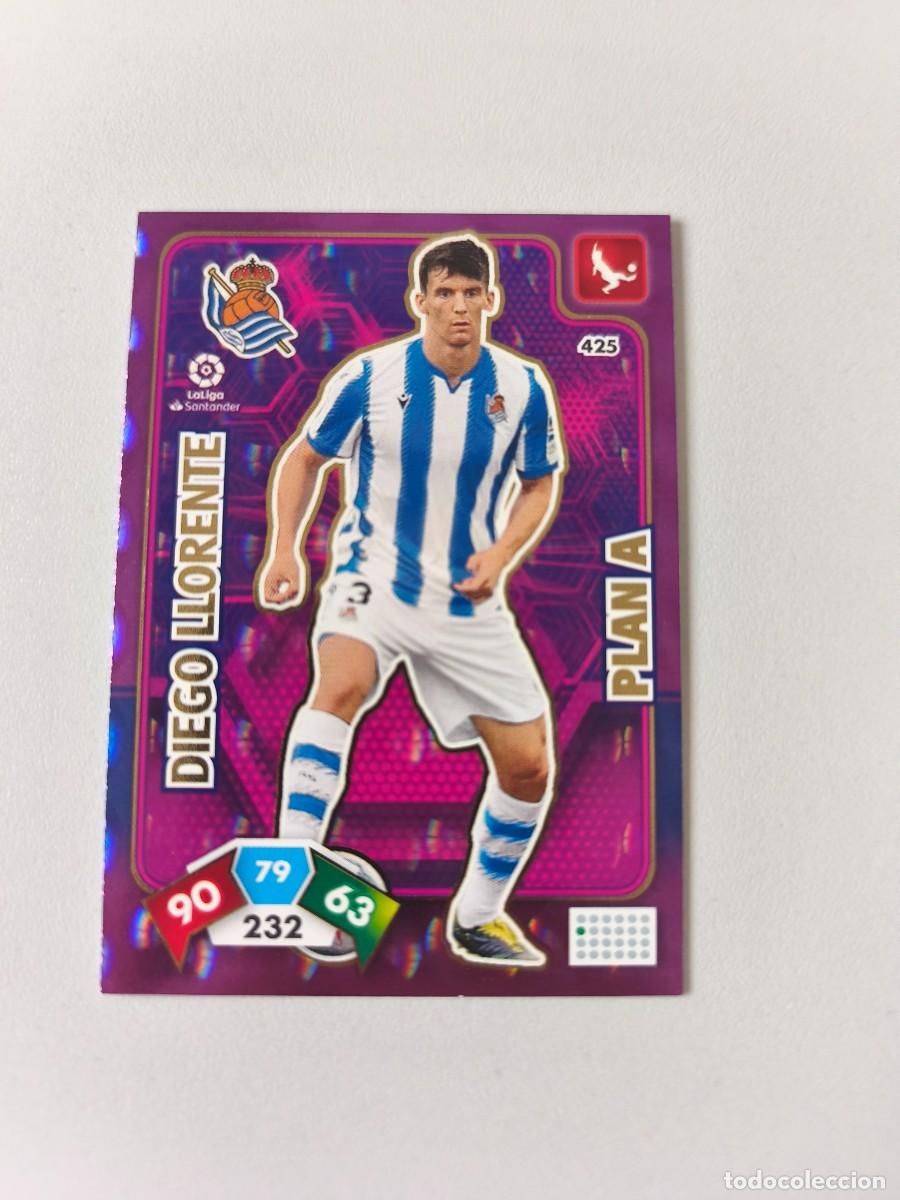 Cromos de f&uacute;tbol: ADRENALYN XL 19 20 REAL SOCIEDAD DIEGO LLORENTE PLAN A 425 CJA1