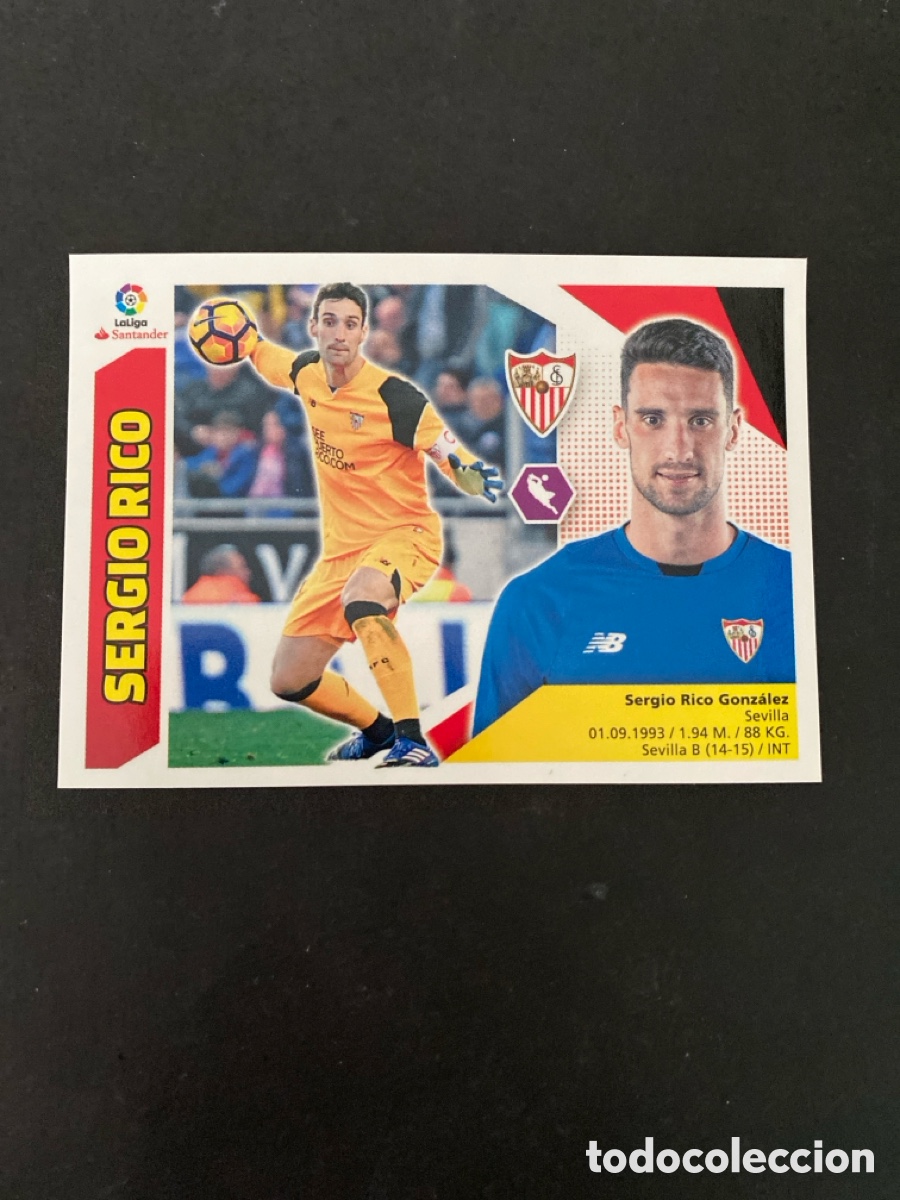 Cromos de f&uacute;tbol: Cromo liga 17/18 Sevilla FC N* 1