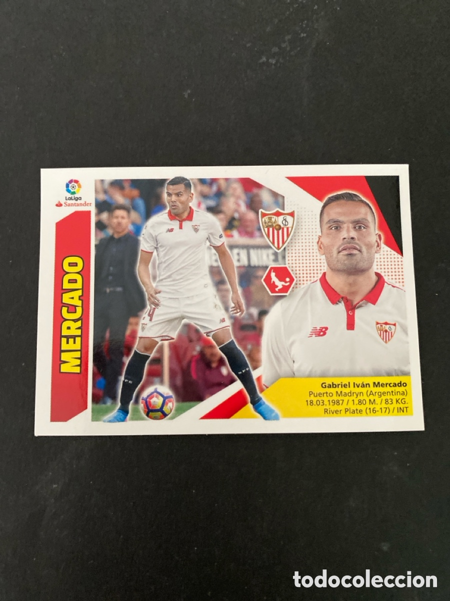 Cromos de f&uacute;tbol: Cromo liga 17/18 Sevilla FC N* 3