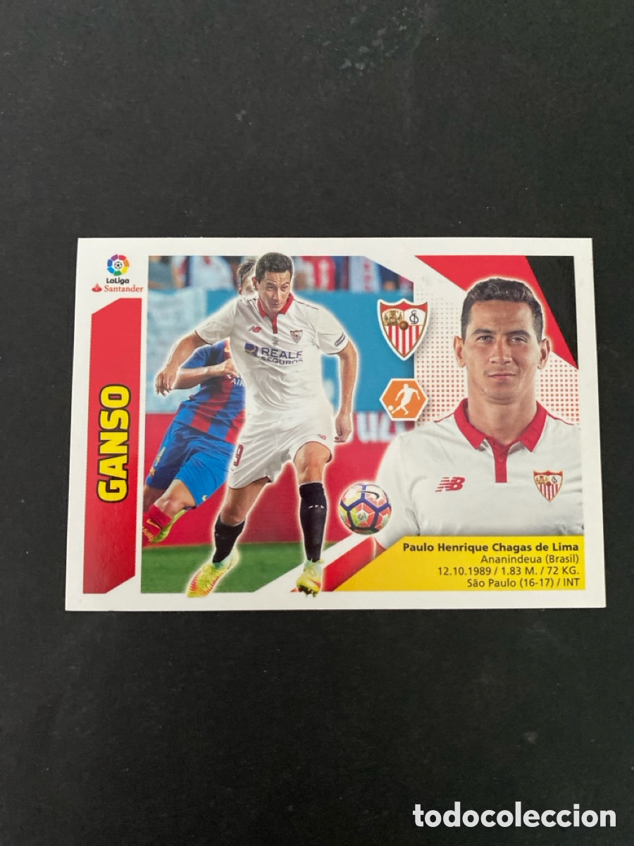 Cromos de f&uacute;tbol: Cromo liga 17/18 Sevilla FC N* 11