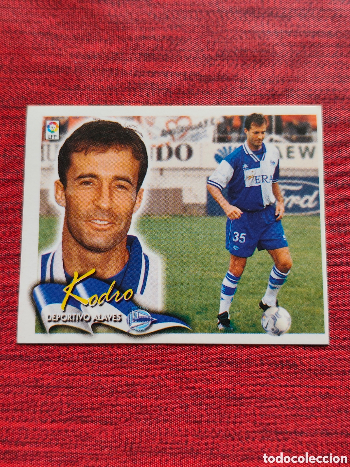 Cromos de f&uacute;tbol: BAJA KODRO ALAV&Eacute;S EDICIONES ESTE 2000 2001