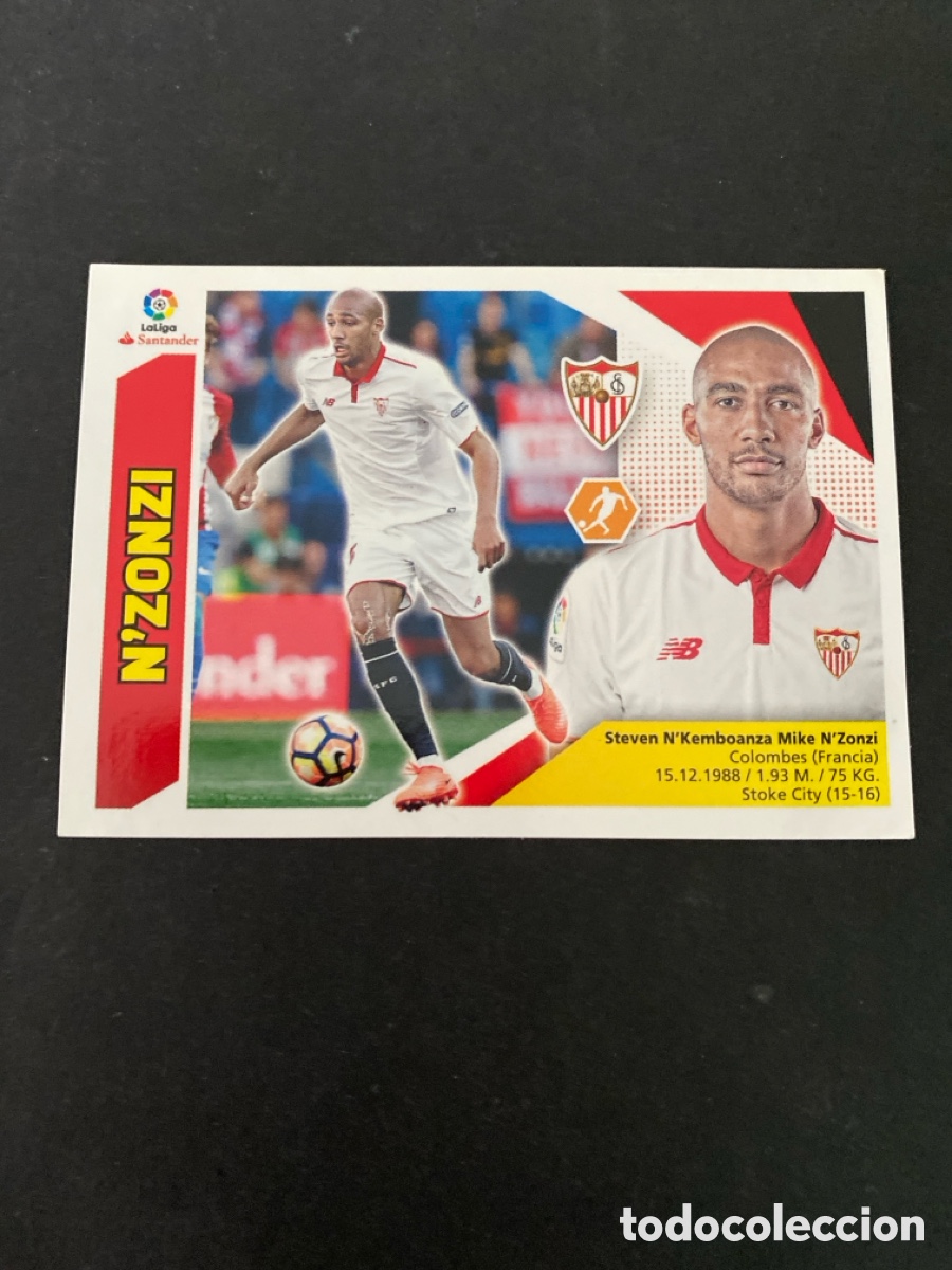 Cromos de f&uacute;tbol: Cromo liga 17/18 Sevilla FC N*8
