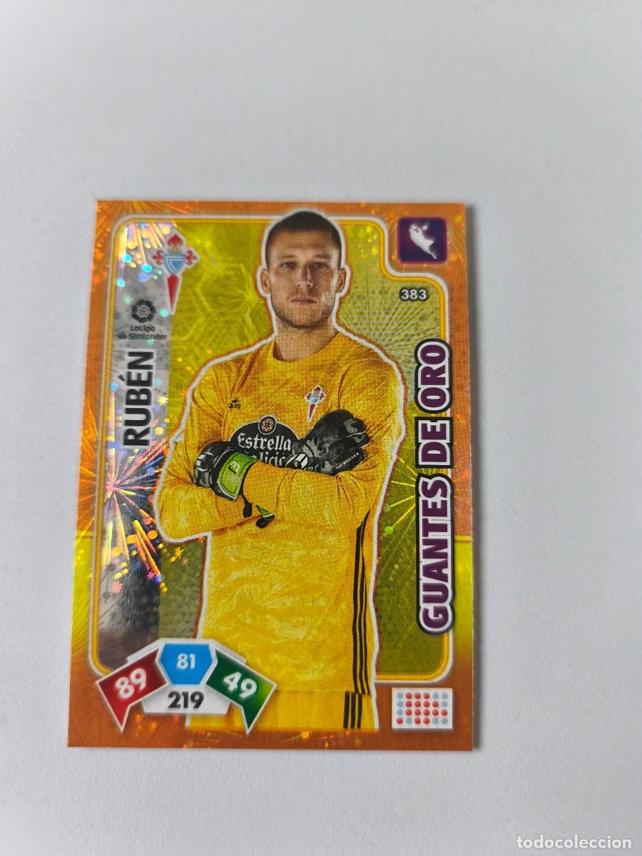 Cromos de f&uacute;tbol: ADRENALYN XL 19 20 CELTA DE VIGO RUBEN GUANTES DE ORO 383 CJA1