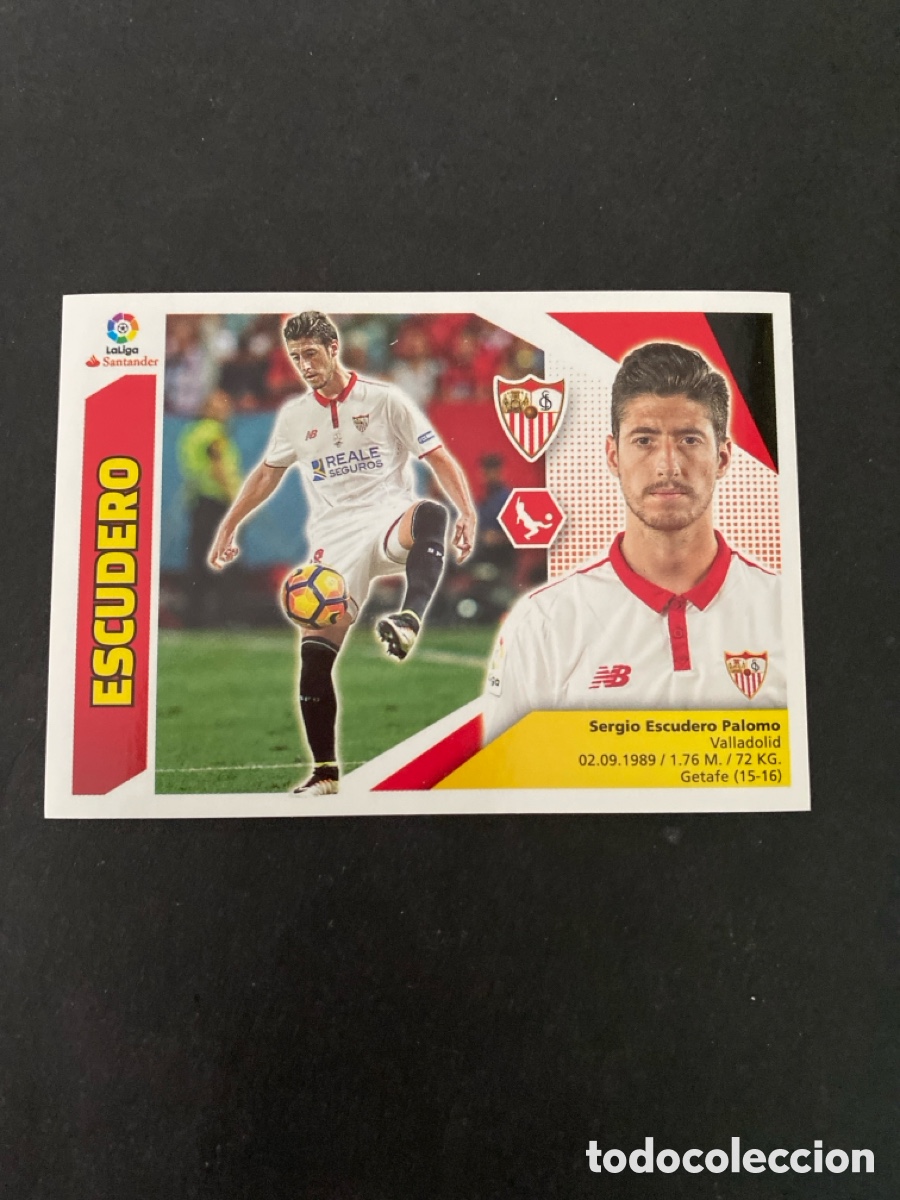 Cromos de f&uacute;tbol: Cromo liga de 17/18 Sevilla FC N* 7