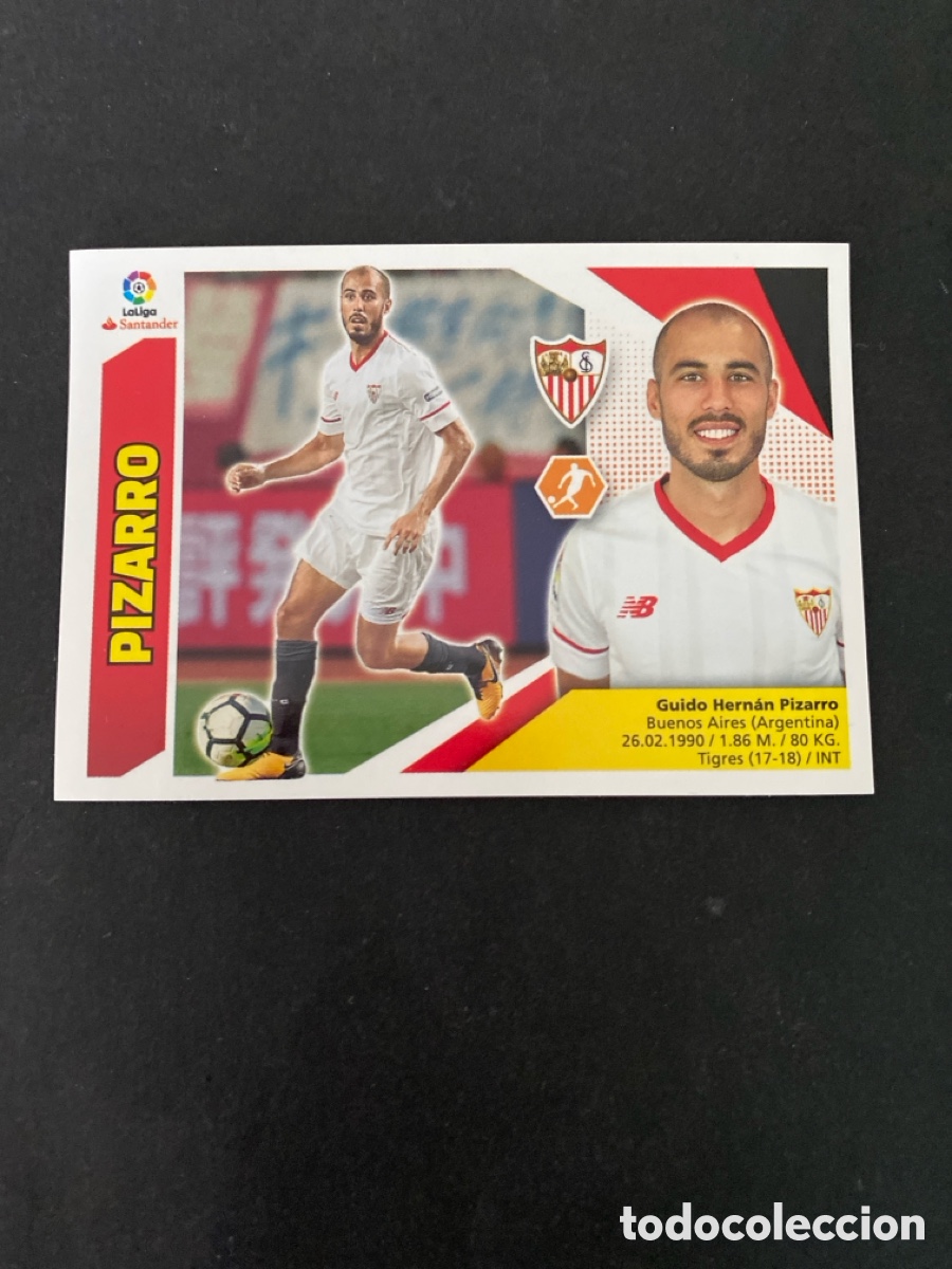 Cromos de f&uacute;tbol: Cromo liga 17/18 Sevilla FC N* 10