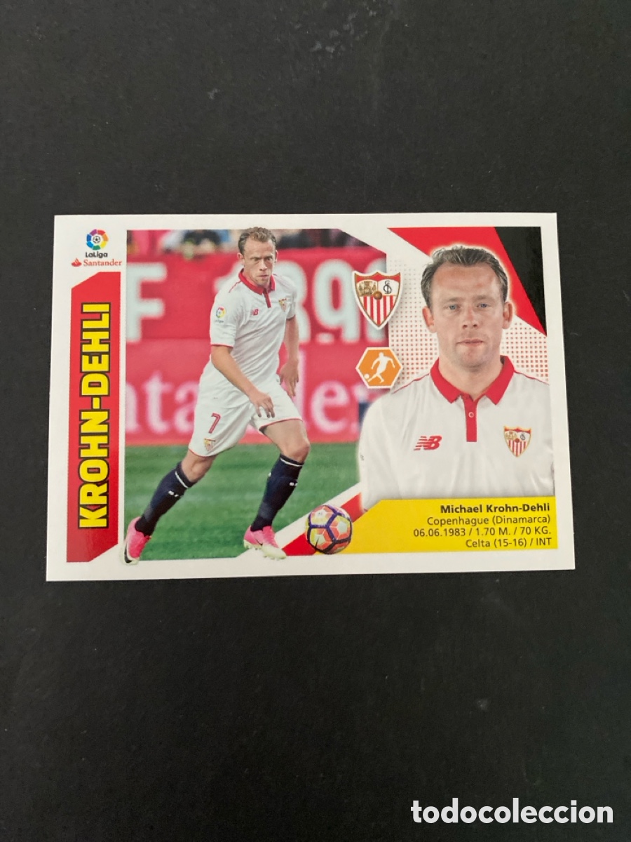 Cromos de f&uacute;tbol: Cromo liga 17/18 Sevilla FC N* 9
