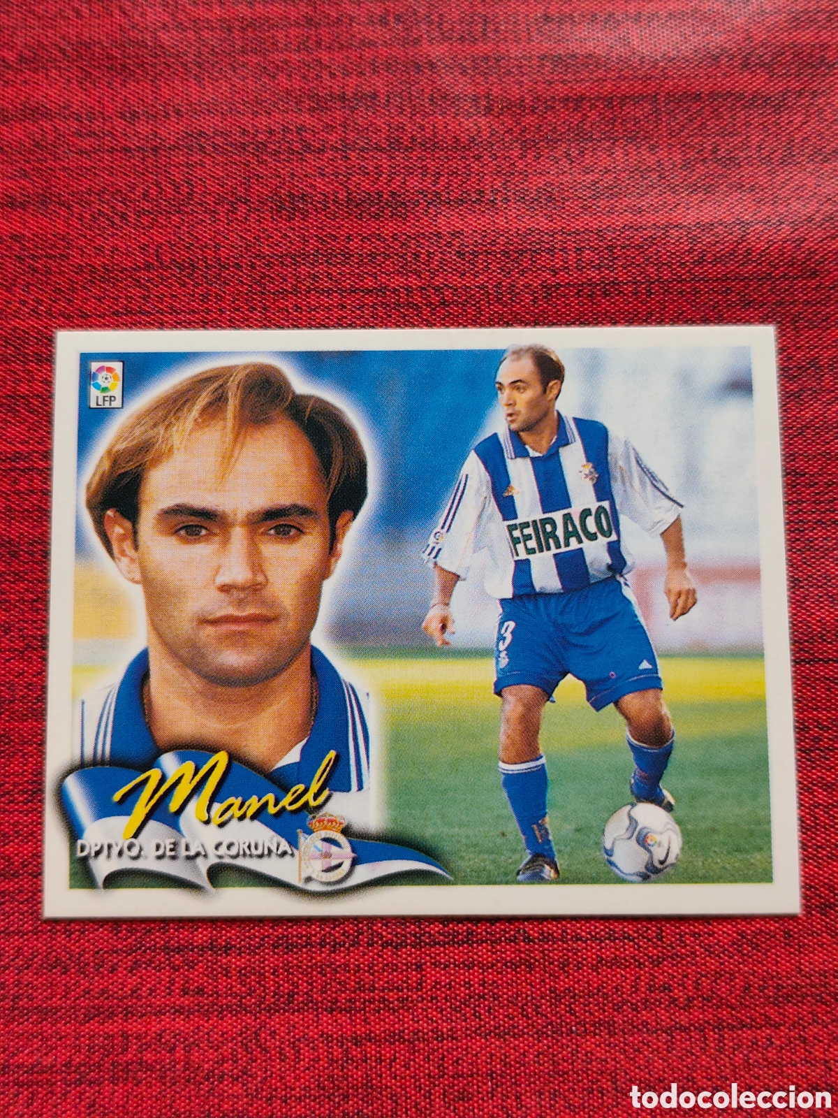 Cromos de f&uacute;tbol: BAJA MANEL DEPORTIVO EDICIONES ESTE 2000 2001