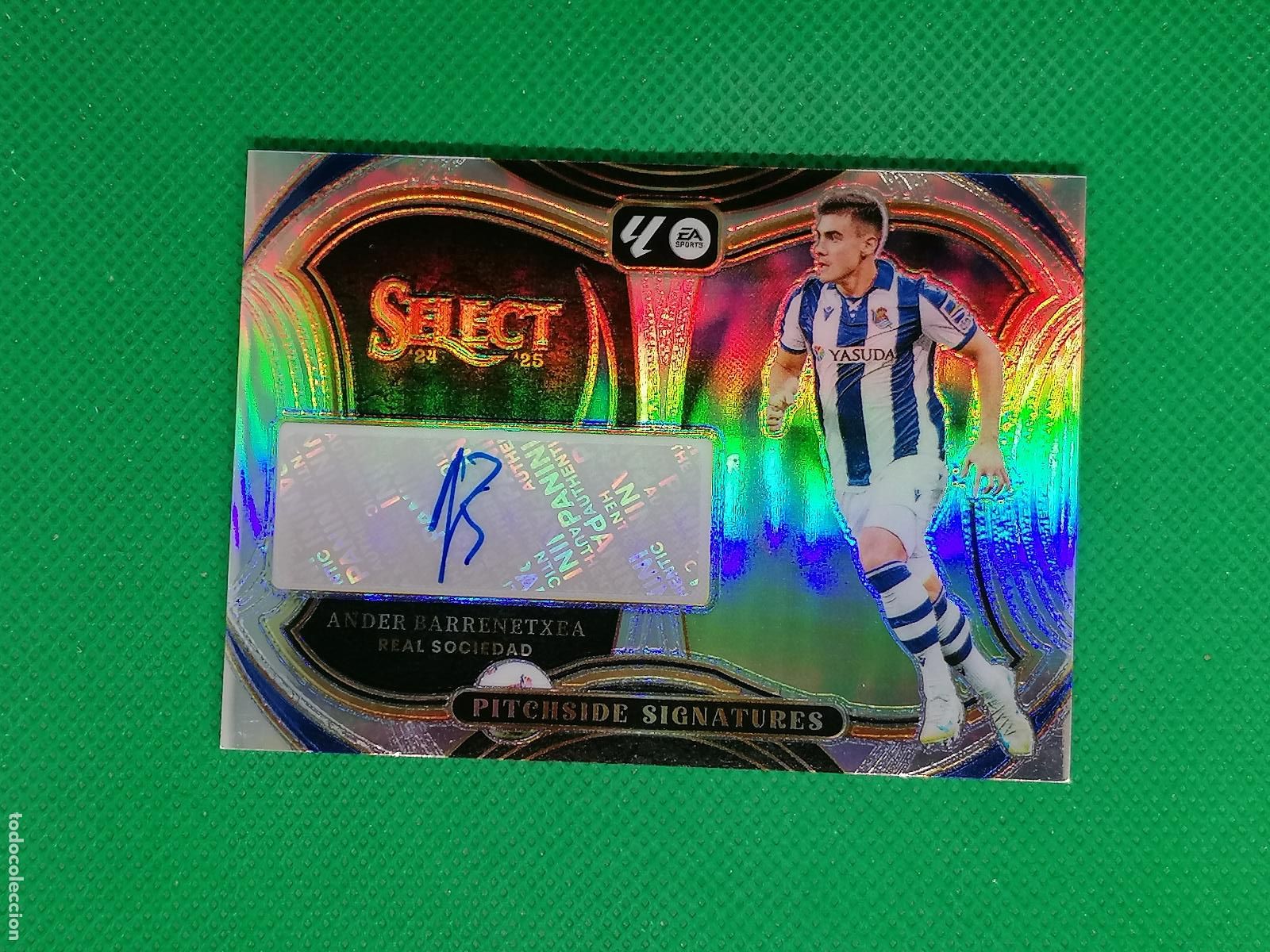 Cromos de f&uacute;tbol: ANDER BARRENETXEA REAL SOCIEDAD AUTO FIRMA AUTOGRAFO ⚽ PANINI PRIZM SELECT LA LIGA 2024 2025 24 25 ⚽