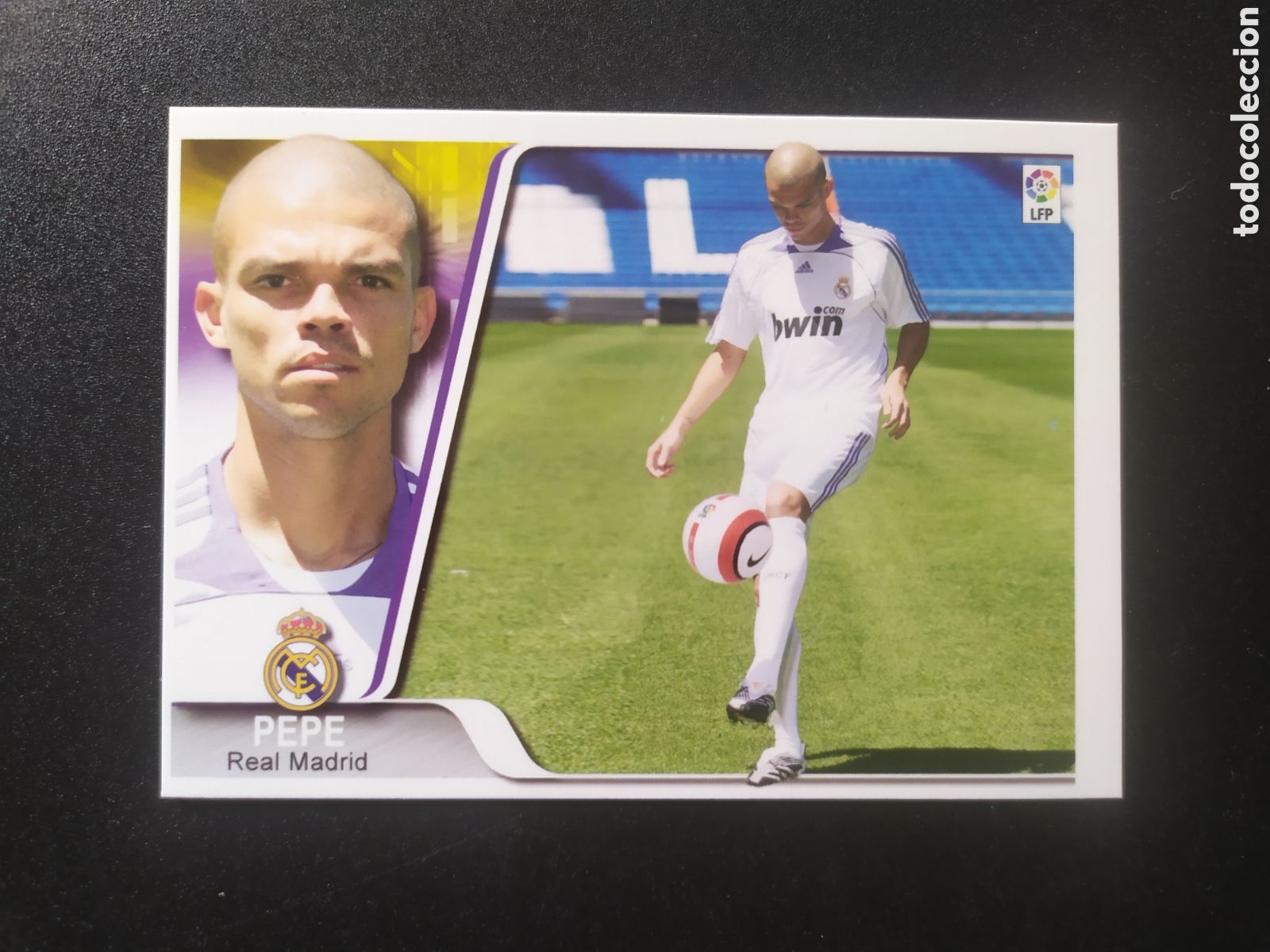 Cromos de f&uacute;tbol: Mundicromo ediciones estadio 2007 2008 07 08 Pepe n&deg; 9 Real Madrid
