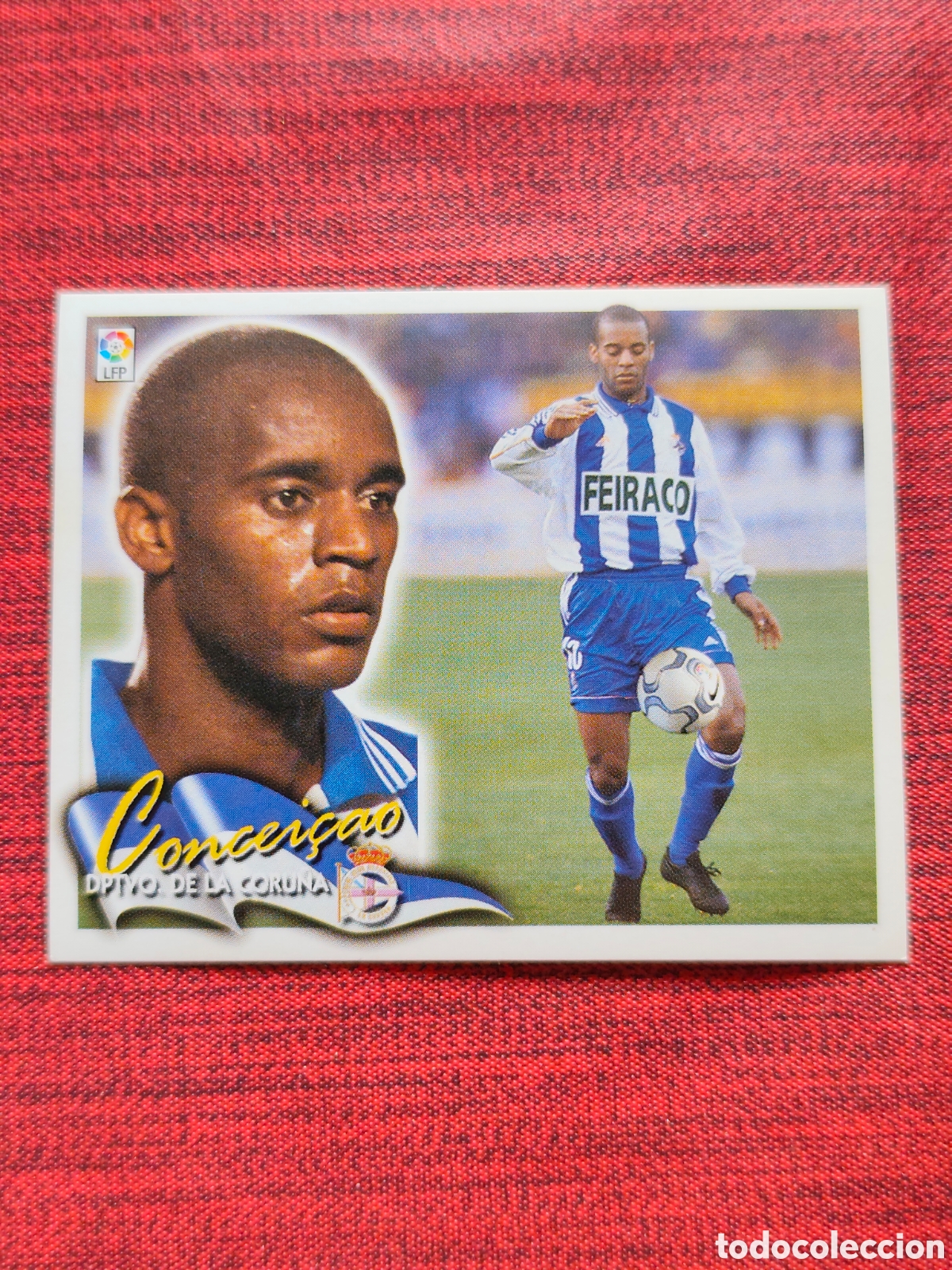 Cromos de f&uacute;tbol: BAJA CONCEI&Ccedil;AO DEPORTIVO EDICIONES ESTE 2000 2001