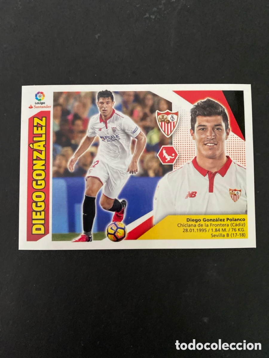 Cromos de f&uacute;tbol: Cromo liga 17/18 Sevilla FC N*4 A