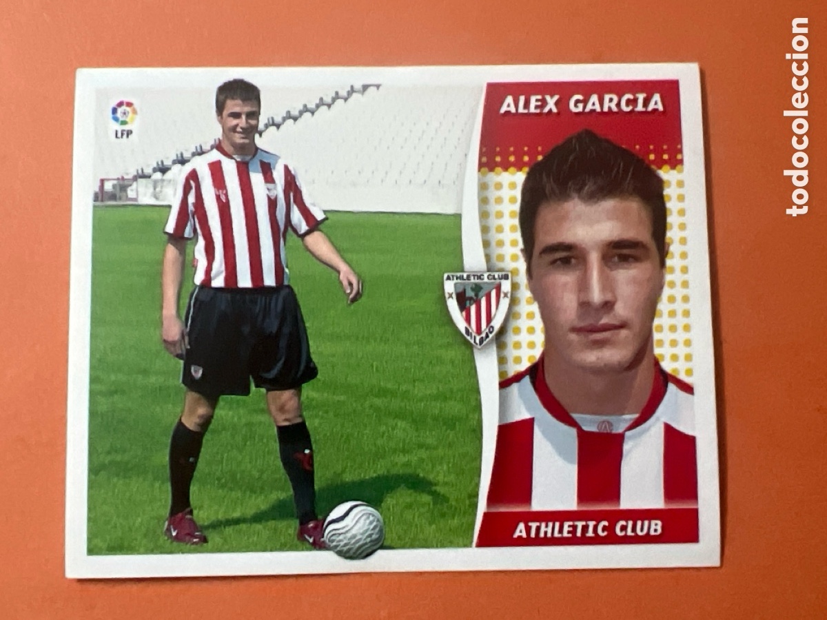Cromos de f&uacute;tbol: A1116. ALEX GARCIA COLOCA ATHLETIC CLUB COLECCIONES ESTE LIGA 2006 2007 06 07 SIN PEGAR NUNCA PEGADO