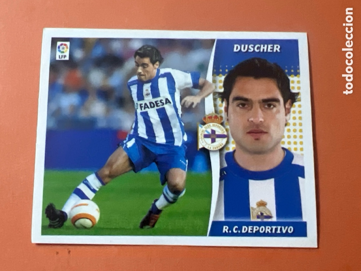 Cromos de f&uacute;tbol: A1132. DUSCHER DEPORTIVO DE LA CORU&Ntilde;A LIGA ESTE 2006 2007