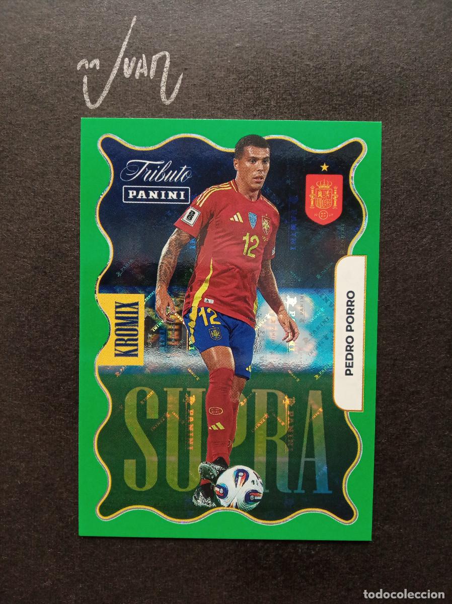 Cromos de f&uacute;tbol: KV 72 VERDE PEDRO PORRO ESPA&Ntilde;A TOTTENHAM HOTSPUR ⚽ PANINI &reg; TRIBUTO SELECCION ESPA&Ntilde;OLA 2026 MUNDIAL