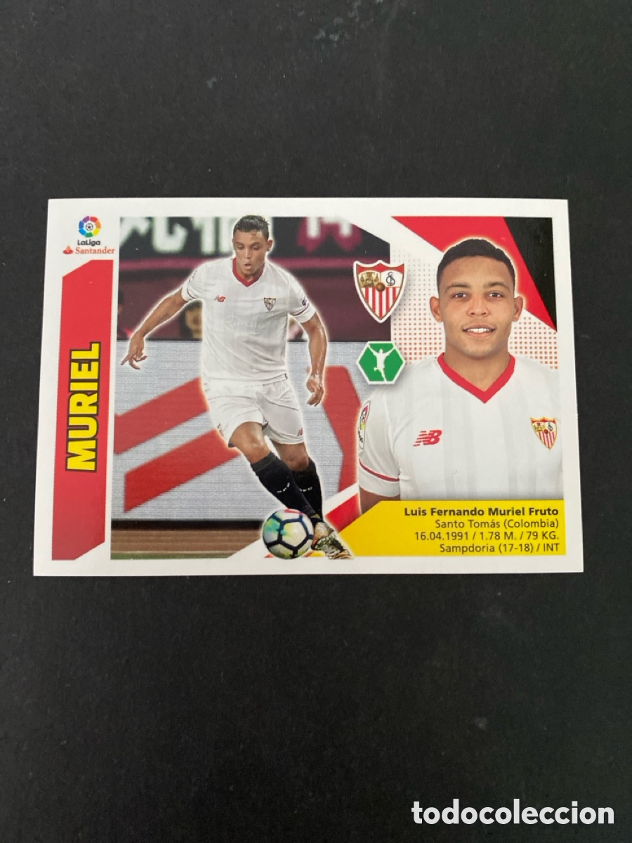 Cromos de f&uacute;tbol: Cromo liga 17/18 Sevilla FC N* 14